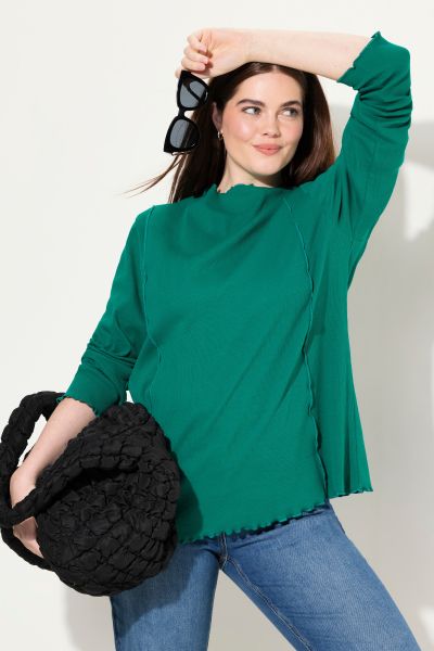 Eco Cotton Inverted Seam Long Sleeve Tee