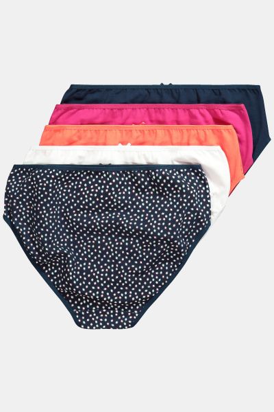 5 Pack of Panties- Retro Print