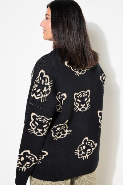 Leopard Head Cardigan