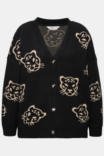 Leopard Head Cardigan