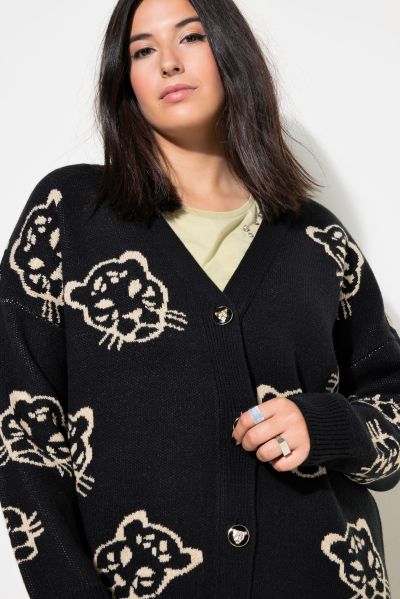 Leopard Head Cardigan