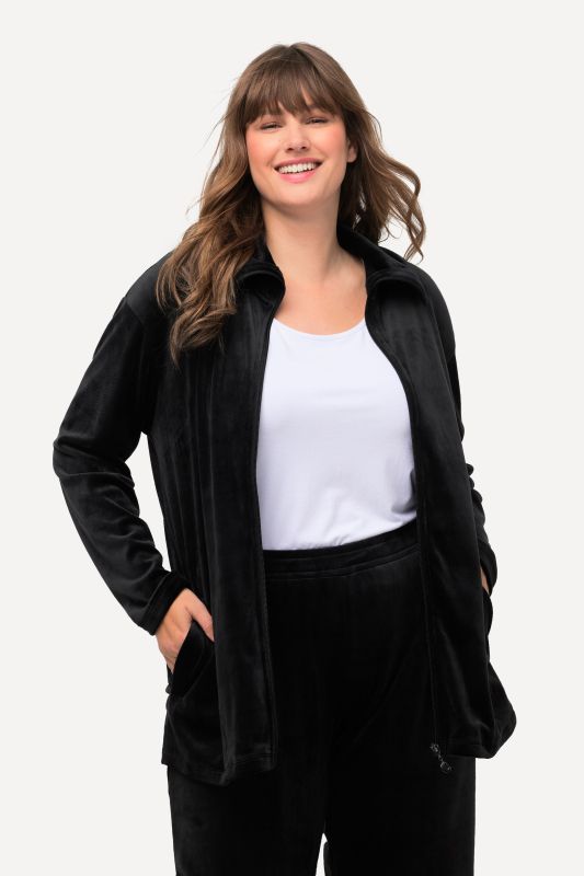 Velour Loungewear Jacket