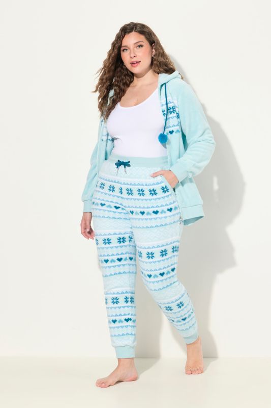 Alpine Striped Plush Loungewear Pants