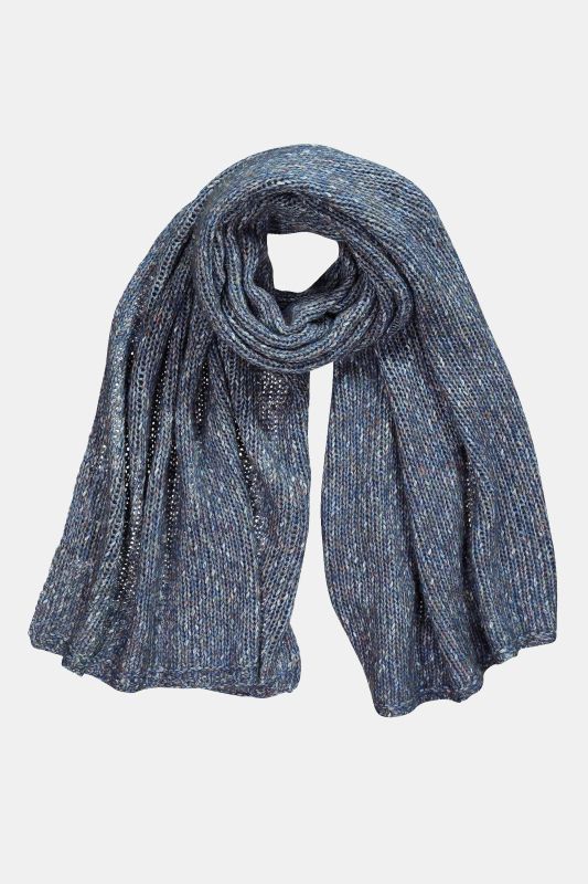 Heather Knit Wool Blend Scarf