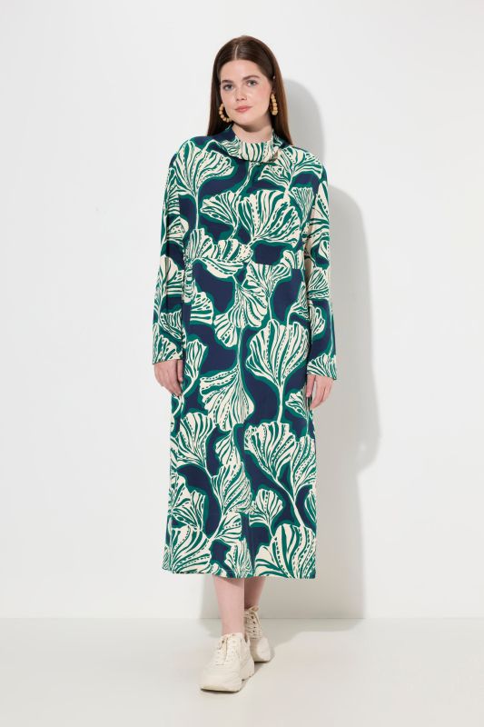 Eco Cotton Ginkgo Leaf Dress