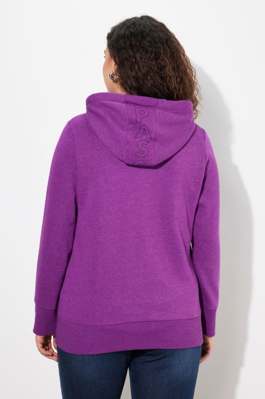 Waffle Pique Contrast Detail Hoodie