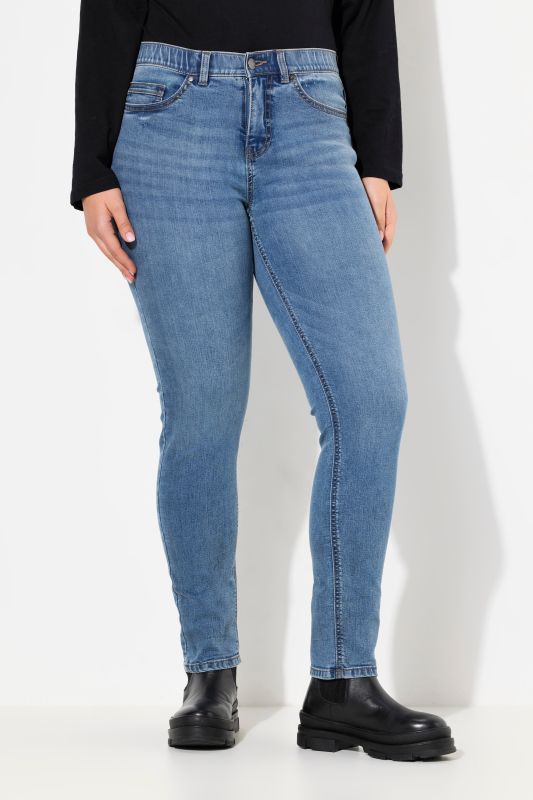 Stretch Fit Slim Leg Jeans