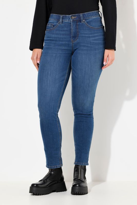 Stretch Fit Slim Leg Jeans