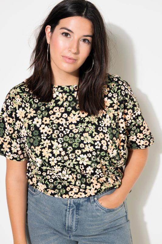 Millefleur Print Short Sleeve Tee