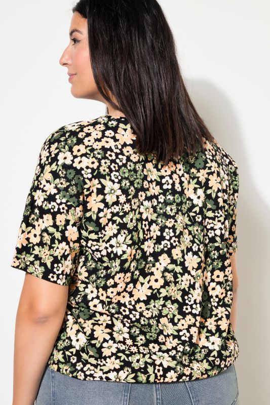 Millefleur Print Short Sleeve Tee