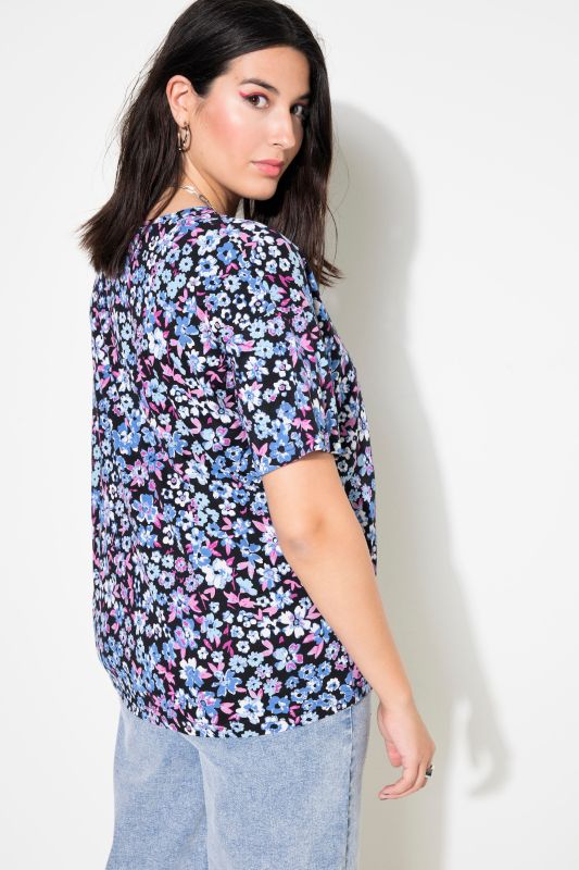 Millefleur Print Short Sleeve Tee