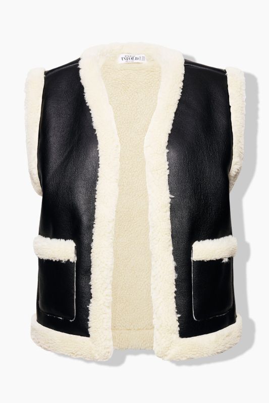 Fur-look vest