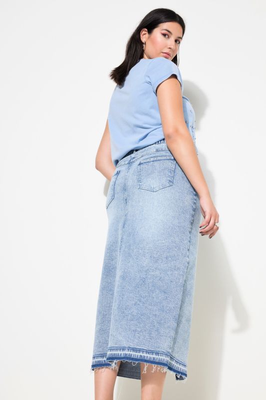 Stonewash Denim Skirt