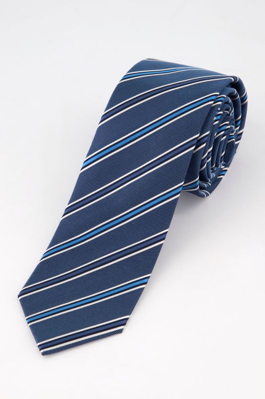 Woven Stripe Silk Tie