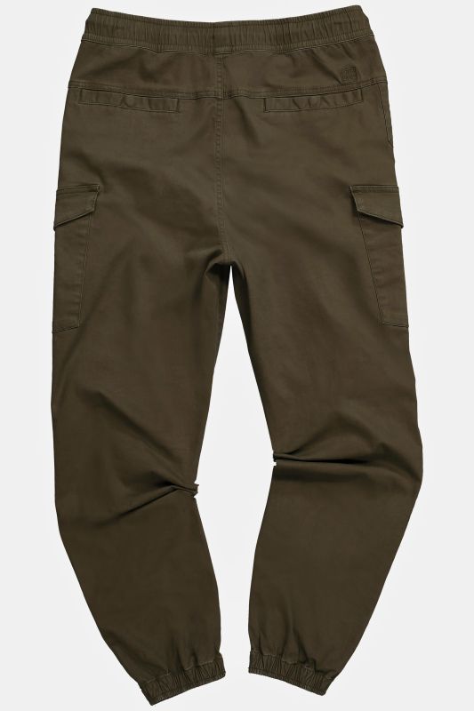 STHUGE cargo pants, modern fit, elasticated waistband, 6 pockets, up to 8 XL