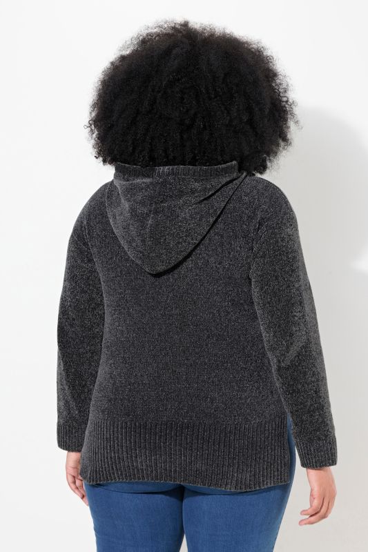 Chenille Knit Hoodie