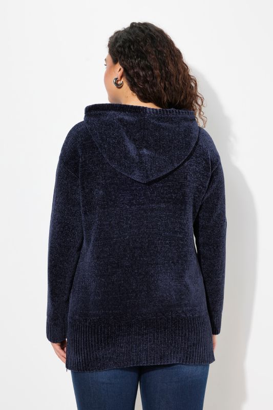 Chenille Knit Hoodie