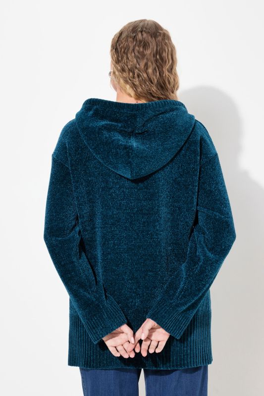 Chenille Knit Hoodie