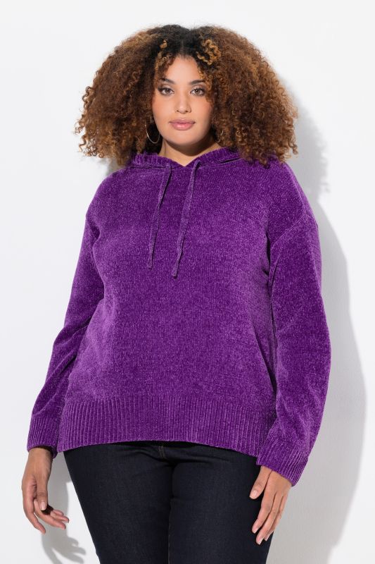 Chenille Knit Hoodie