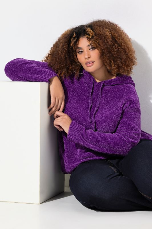 Chenille Knit Hoodie