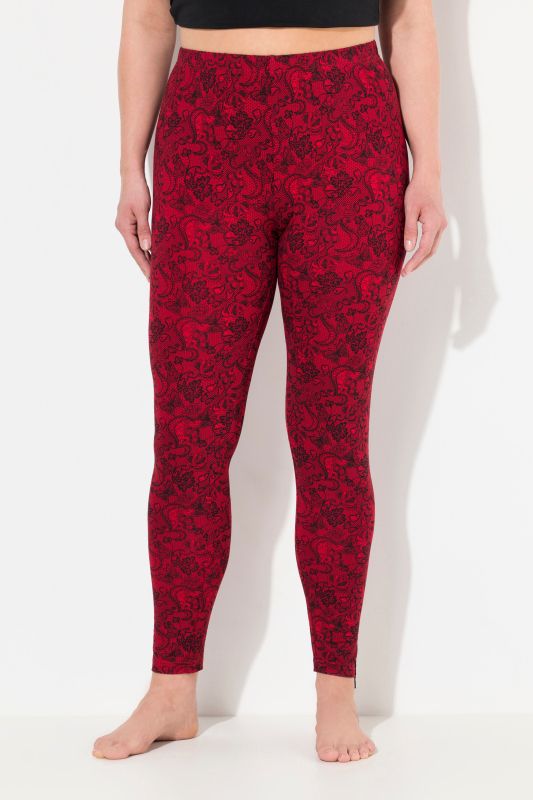 Lace Print Leggings