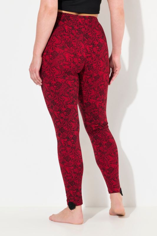 Lace Print Leggings