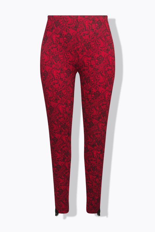 Lace Print Leggings