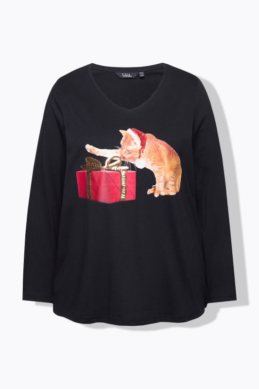 Christmas Cat Graphic Tee