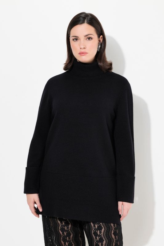 Longline Turtleneck Sweater