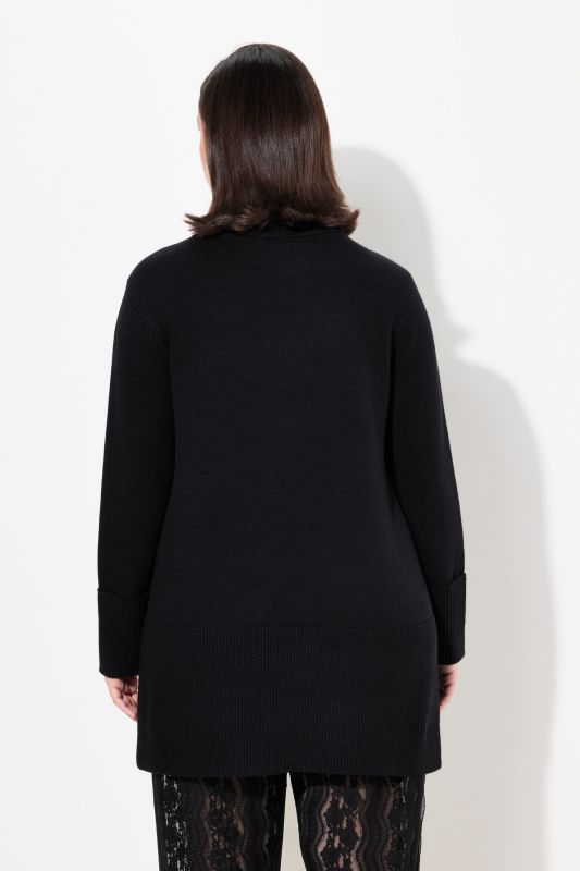 Longline Turtleneck Sweater