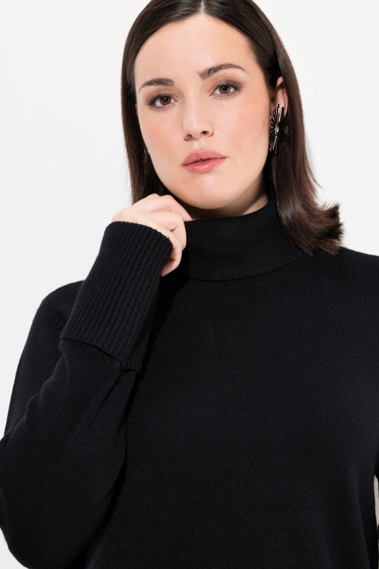 Longline Turtleneck Sweater