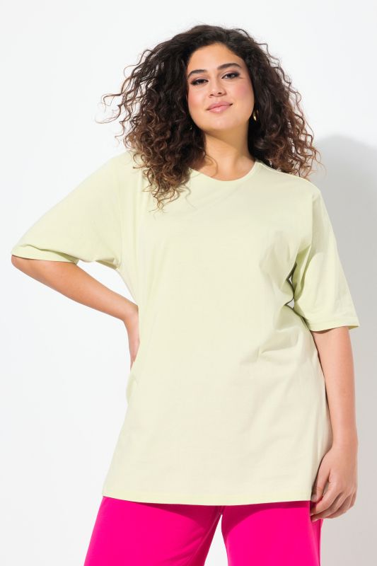 Basic Round Neck Short Sleeve Relaxed Fit  Tee