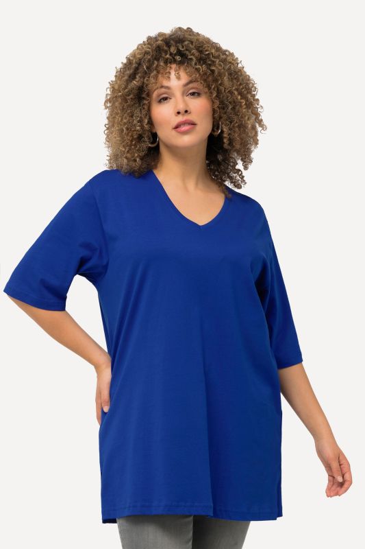 Basic V-Neck Relaxed Fit Short Sleeve Tee