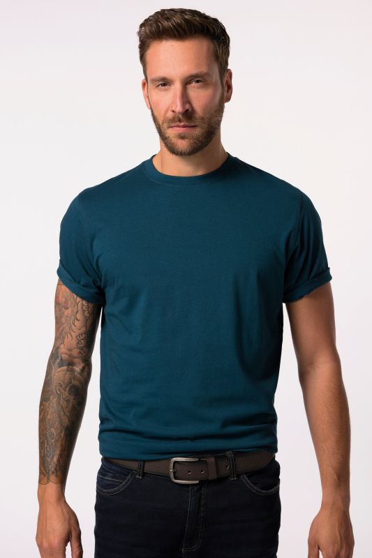 T-Shirt, Basic, Round neck, combed cotton, up to 8XL