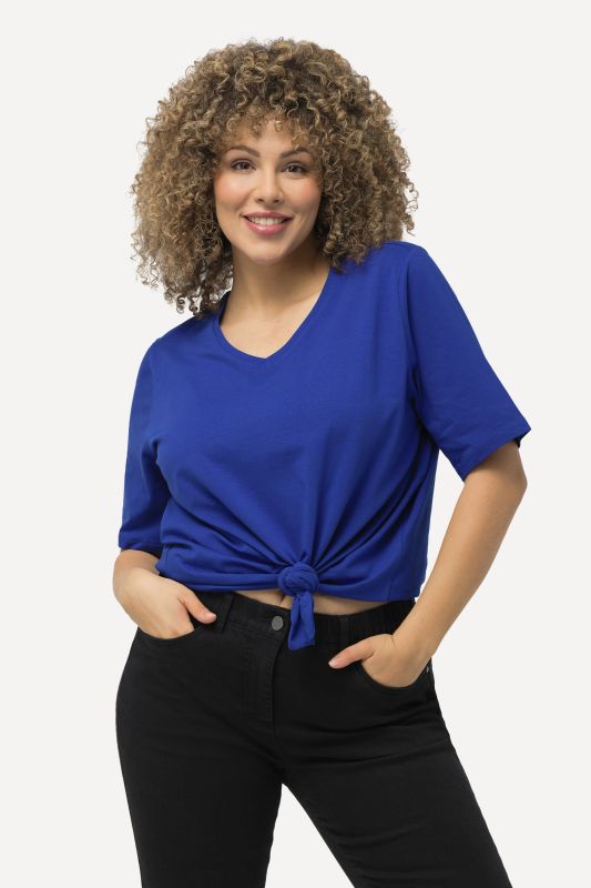 Essential V-Neck Stretch Tee