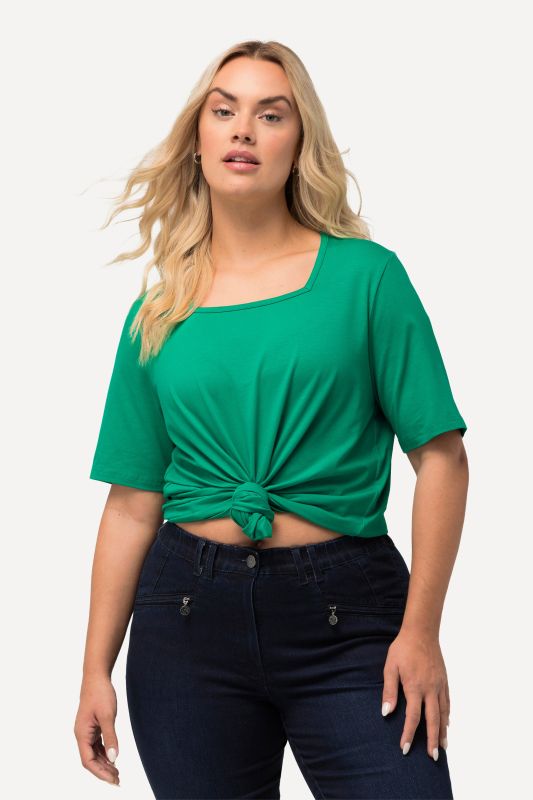Essential Square Neck Stretch Tee