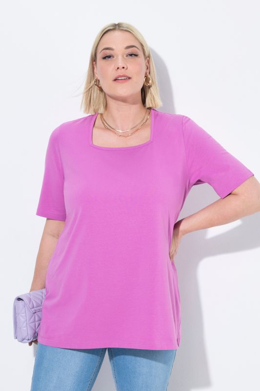 Essential Square Neck Stretch Tee