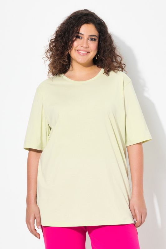 Basic Round Neck Short Sleeve Relaxed Fit  Tee