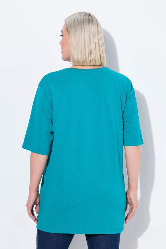 Basic Round Neck Short Sleeve Relaxed Fit  Tee