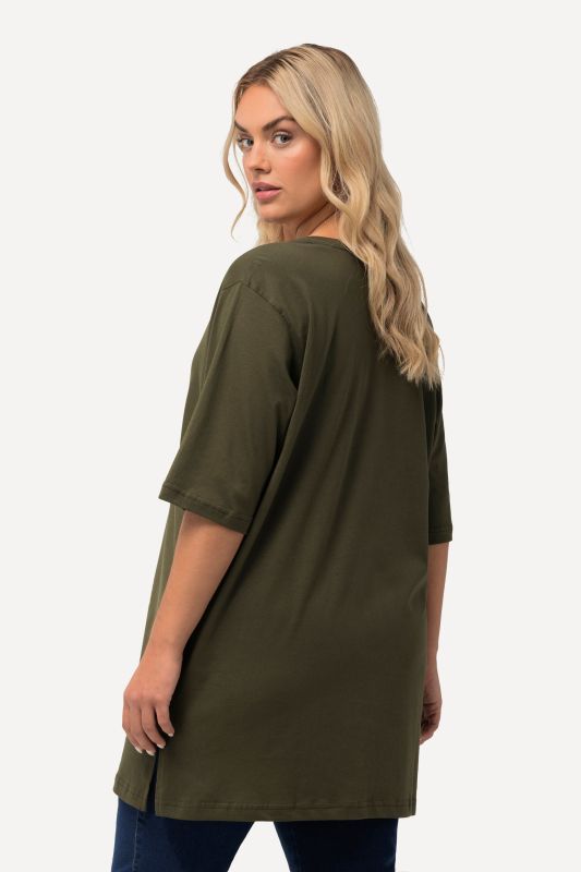 Basic V-Neck Relaxed Fit Short Sleeve Tee