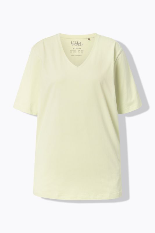 Basic V-Neck Relaxed Fit Short Sleeve Tee