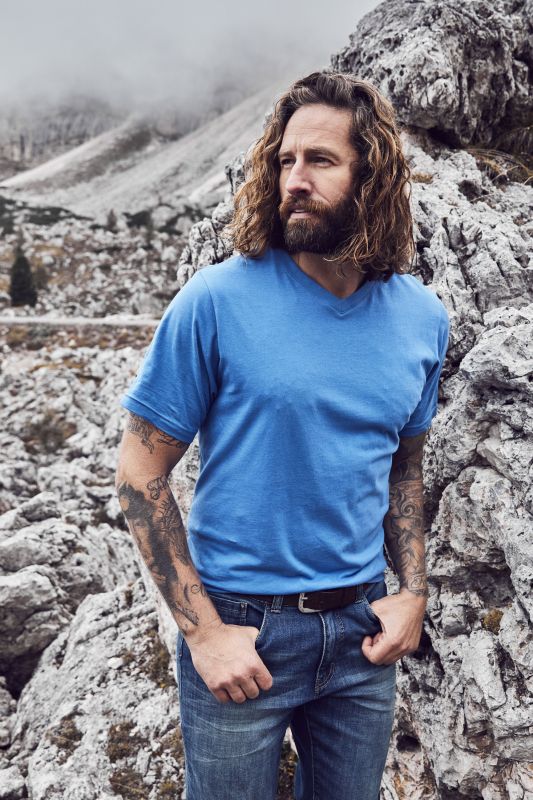 Classic Short Sleeve V-Neck Tee
