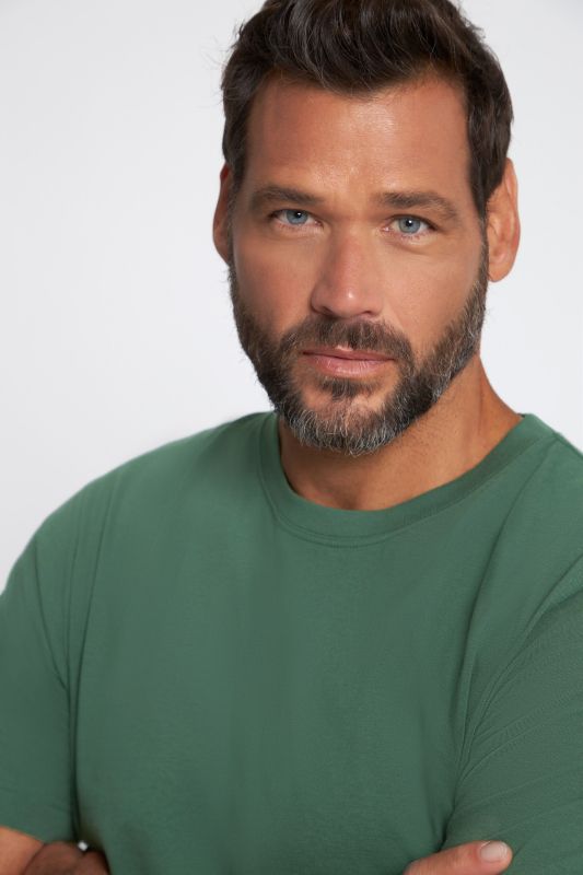 T-Shirt, Basic, Round neck, combed cotton, up to 8XL
