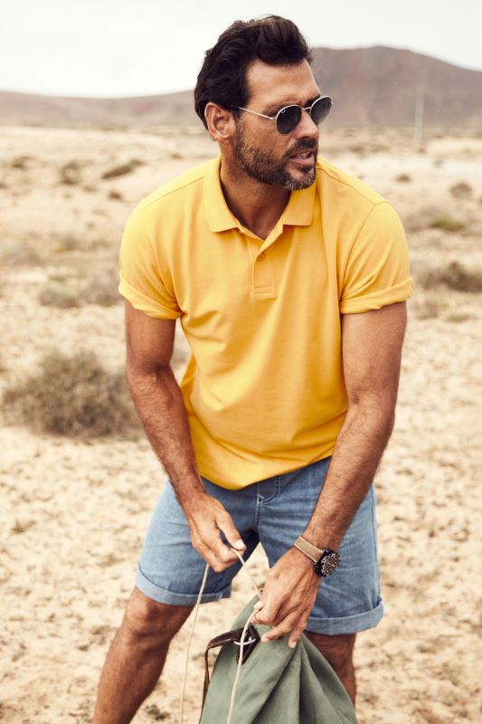 Cotton Pique Polo Shirt