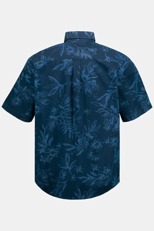 Short Sleeve Indigo Dyed Shirt