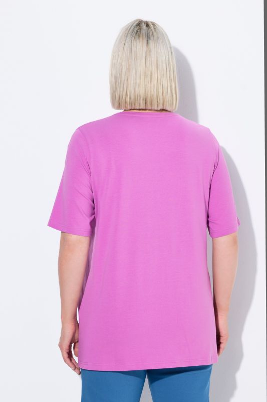 Essential V-Neck Stretch Tee