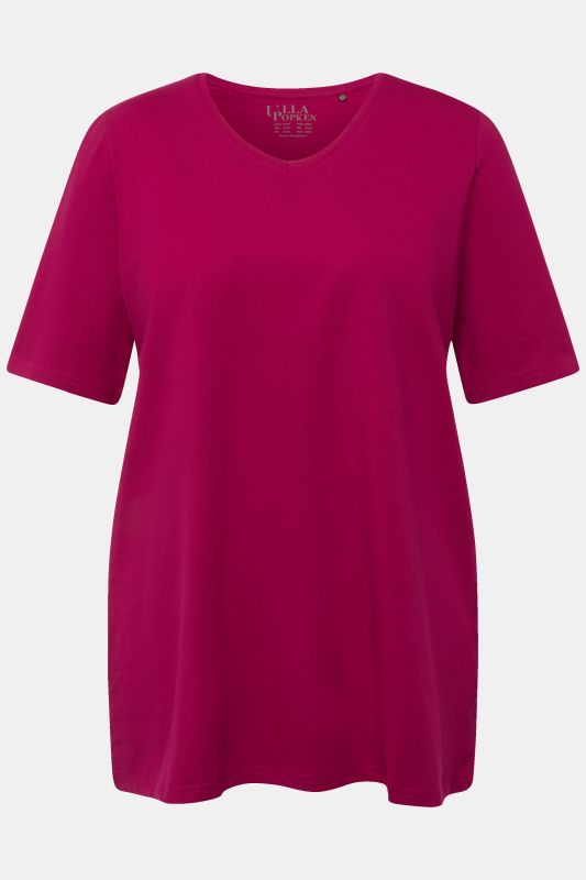 Essential V-Neck Stretch Tee