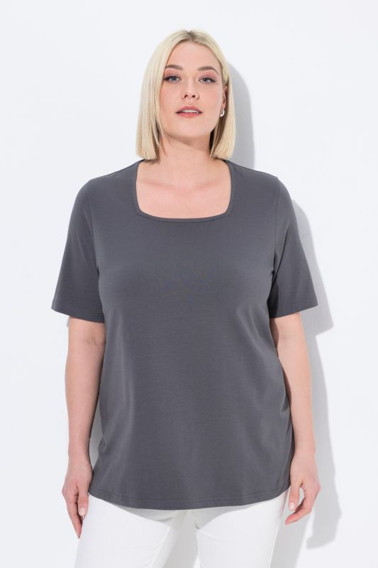 Essential Square Neck Stretch Tee
