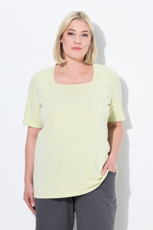 Essential Square Neck Stretch Tee
