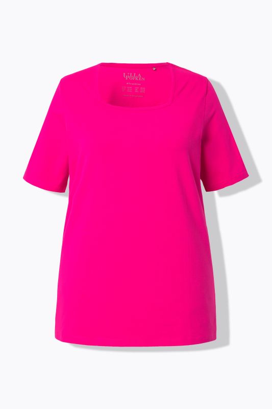 Essential Square Neck Stretch Tee